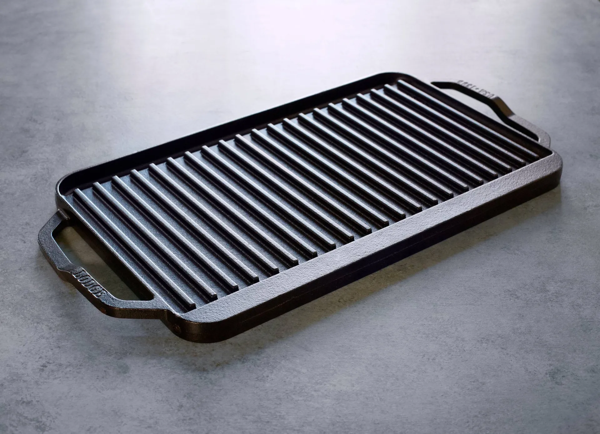 Chef collection omkeerbare bak- en grillplaat, 50x25 cm Lodge