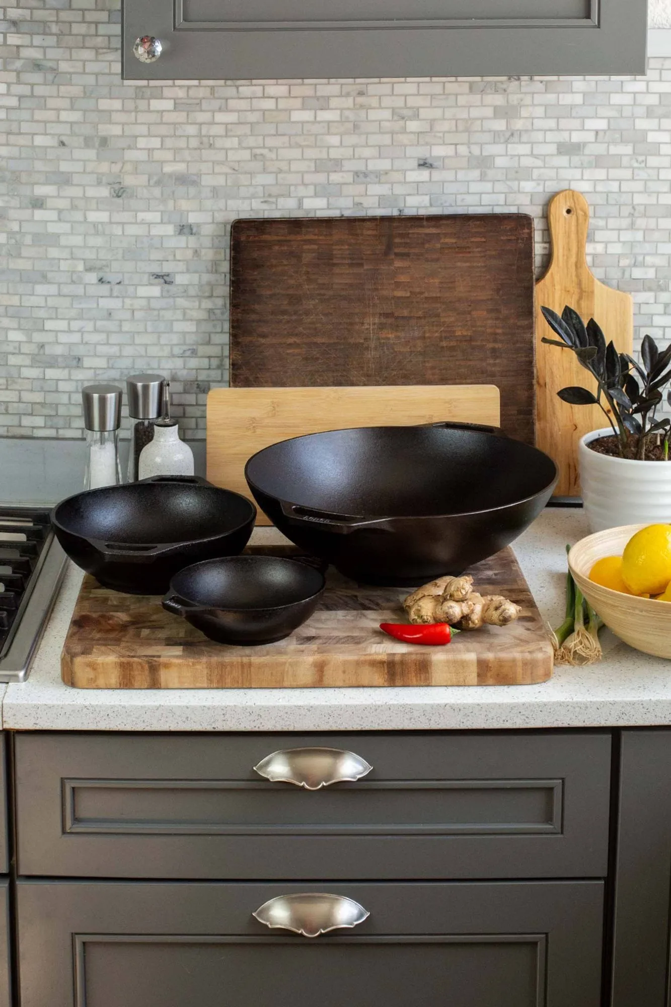 Chef collection wokpan, Ø32 cm Lodge