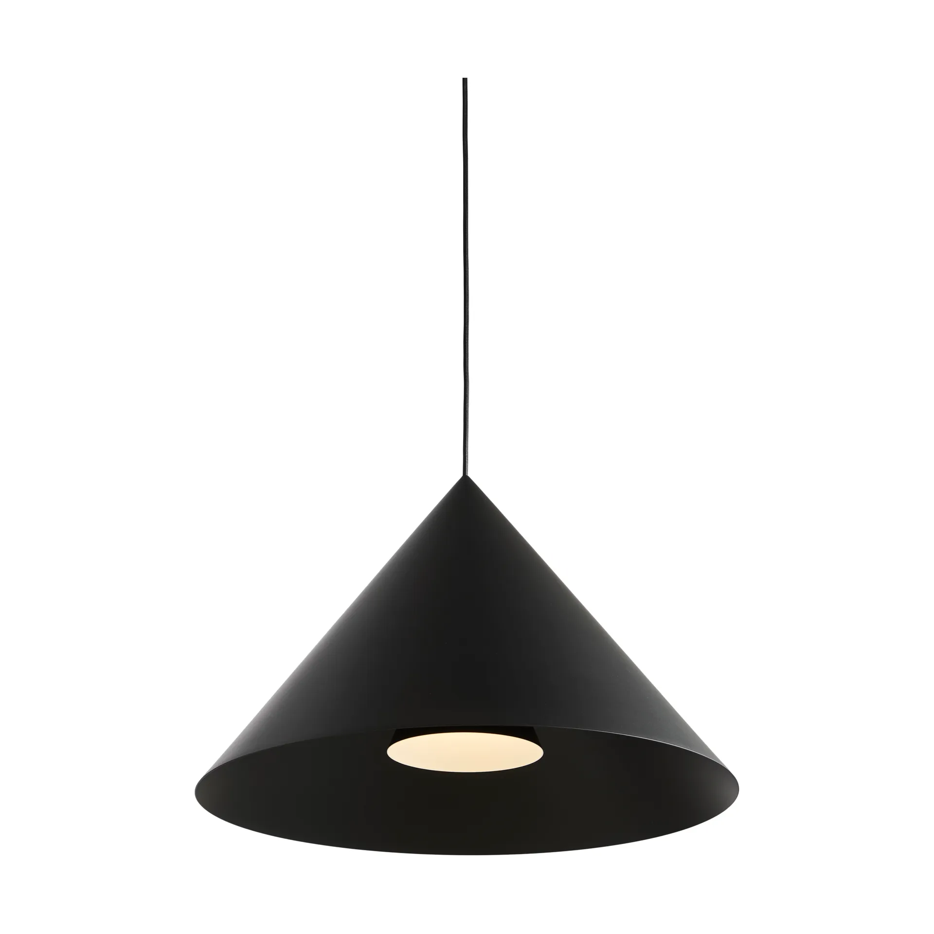 Hanzu hanglamp, Zwart, Ø55 cm Loom Design