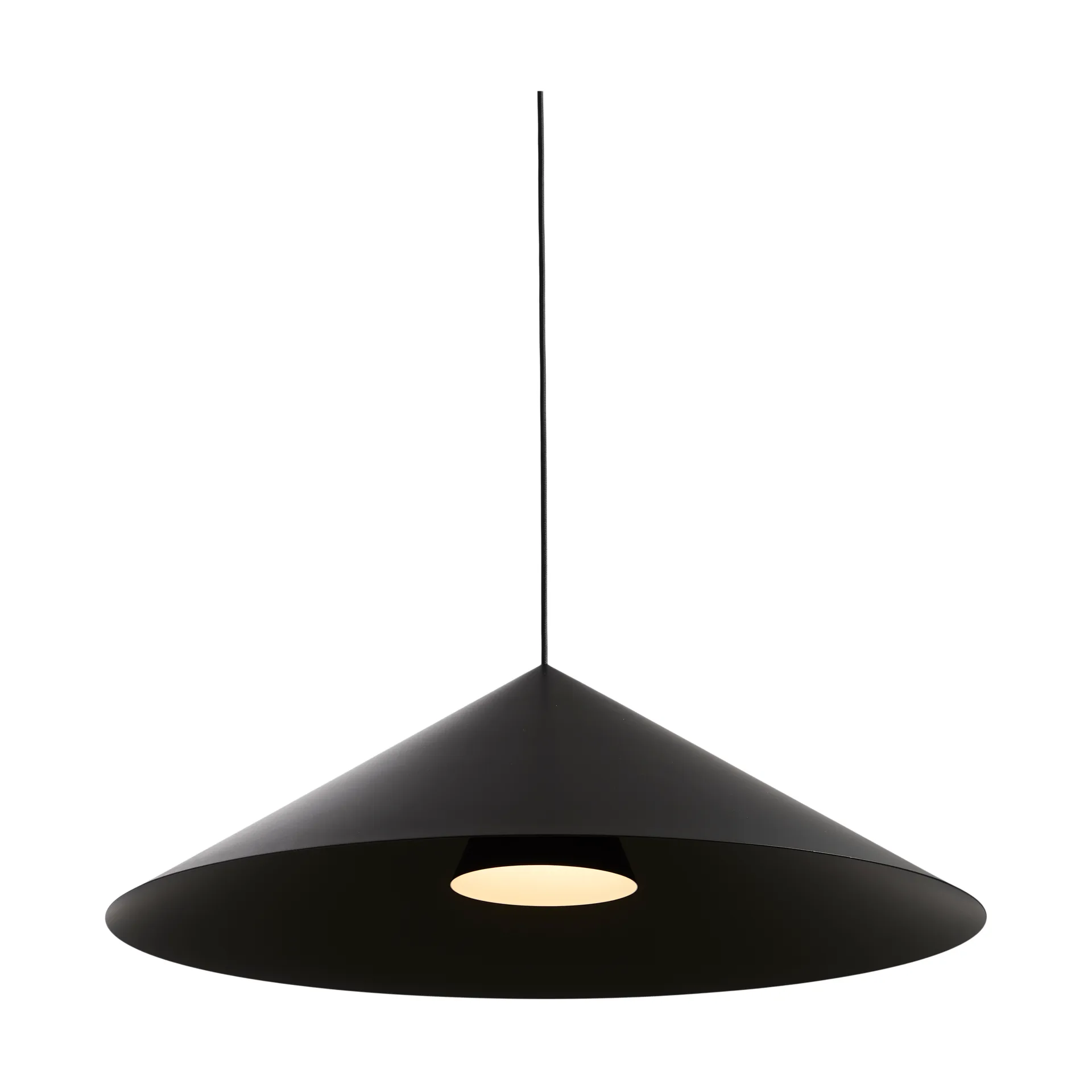 Hanzu hanglamp, Zwart, Ø75 cm Loom Design