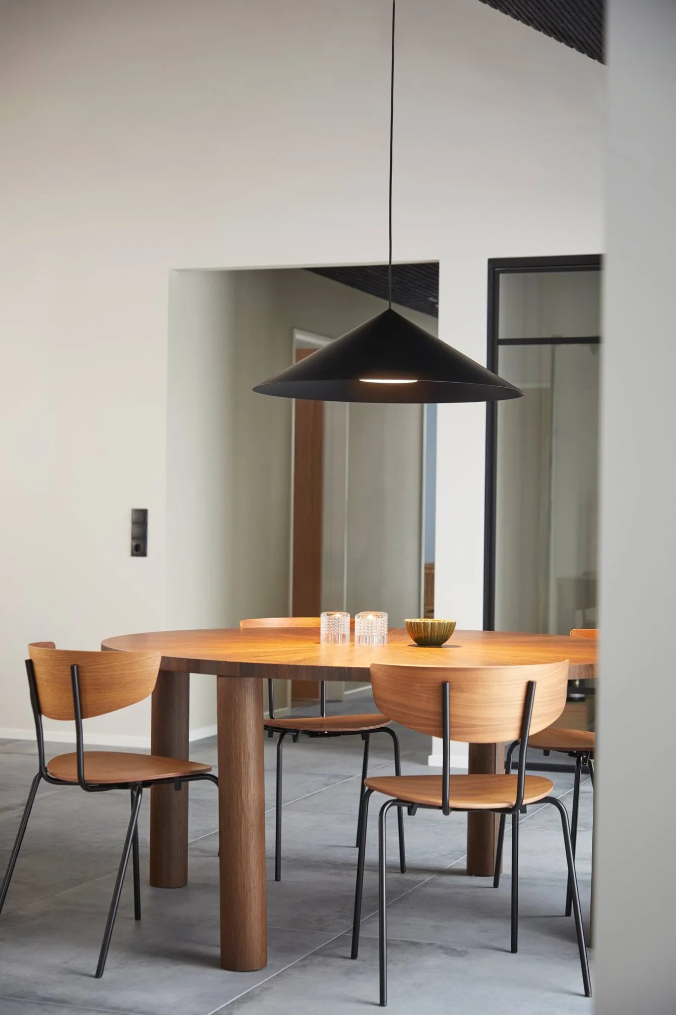 Hanzu hanglamp, Zwart, Ø75 cm Loom Design