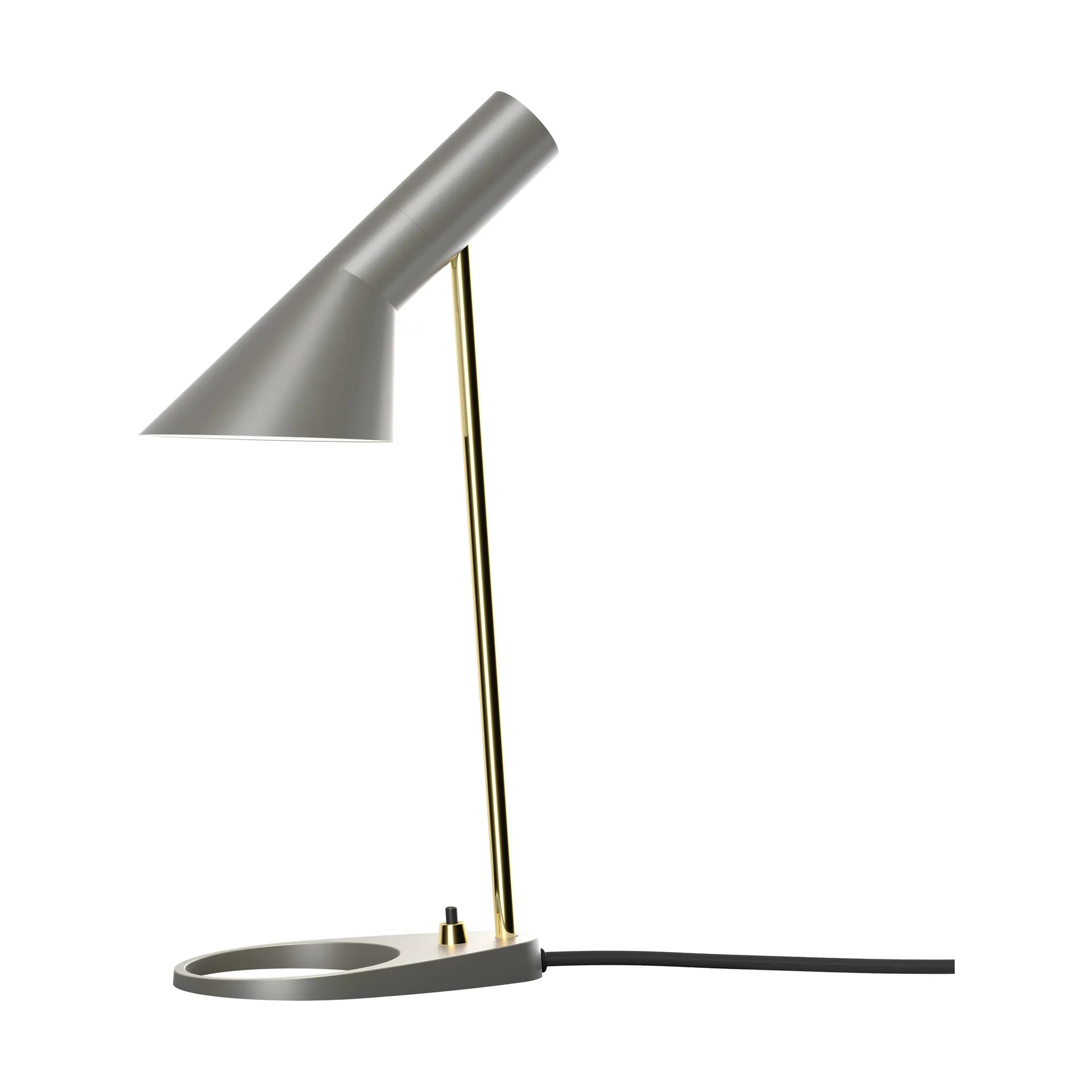 AJ MINI tafellamp, Brass-warm grey Louis Poulsen