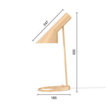 AJ MINI tafellamp - Warm sand - Louis Poulsen