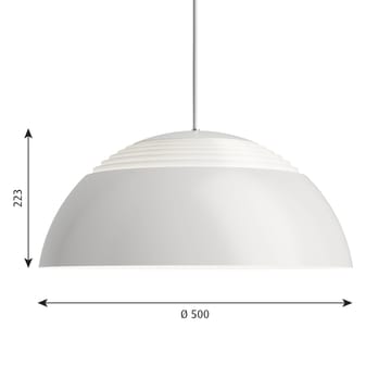 AJ Royal hanglamp Ø50 cm - Wit - Louis Poulsen
