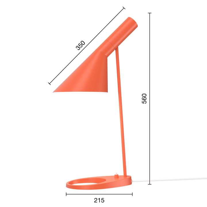 AJ tafellamp - Electric orange - Louis Poulsen