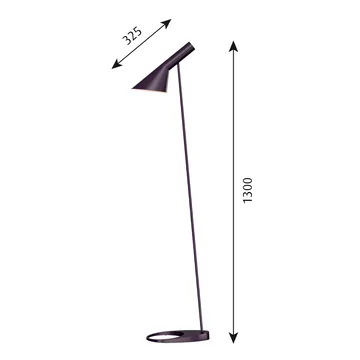 AJ vloerlamp - Aubergine - Louis Poulsen