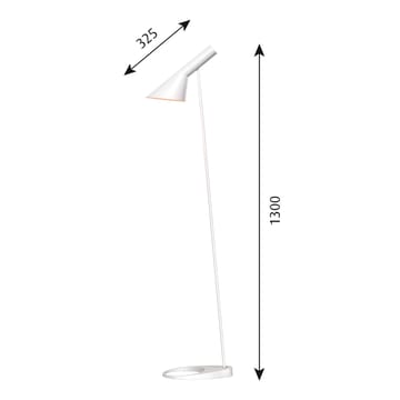 AJ vloerlamp - Wit - Louis Poulsen