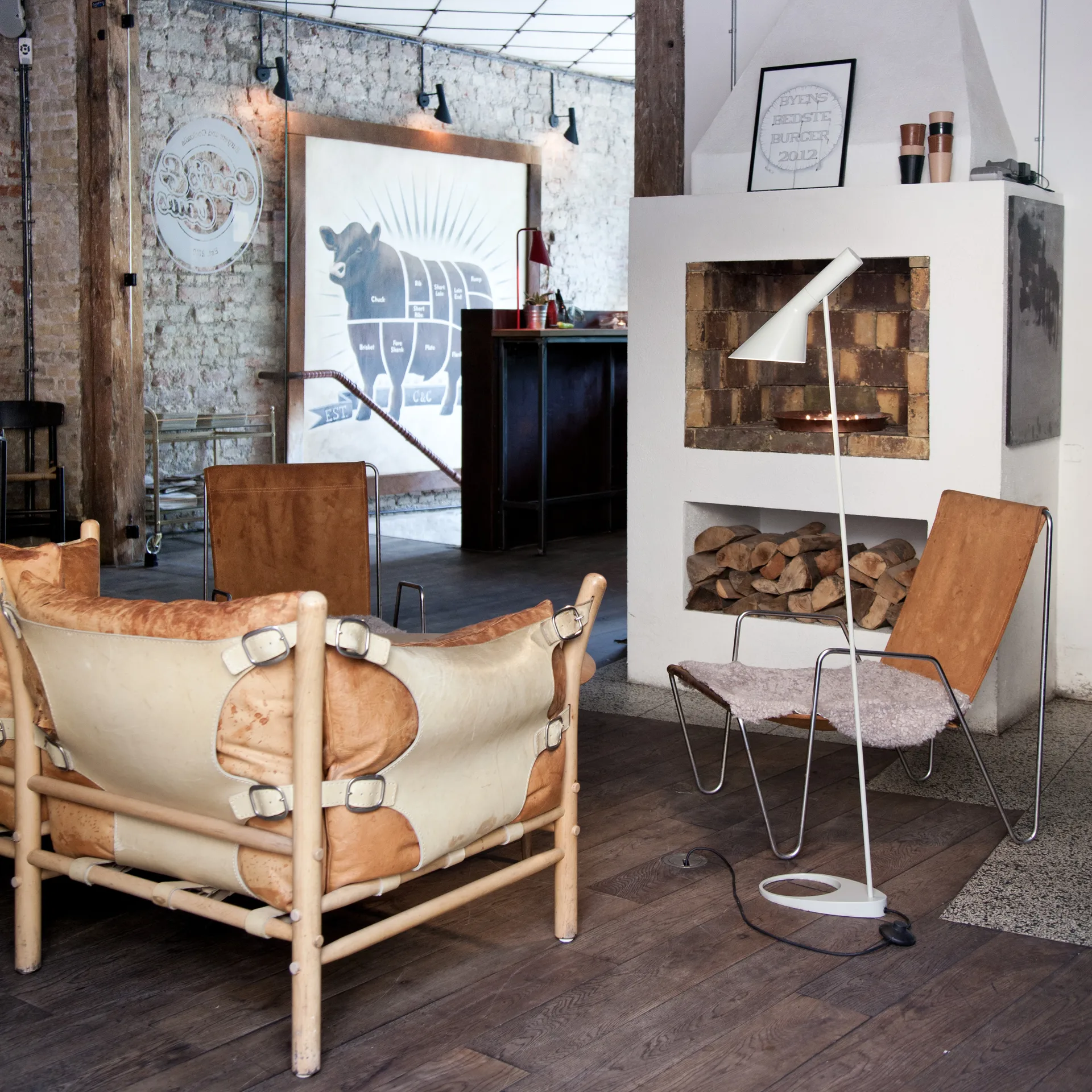 AJ vloerlamp, Wit Louis Poulsen