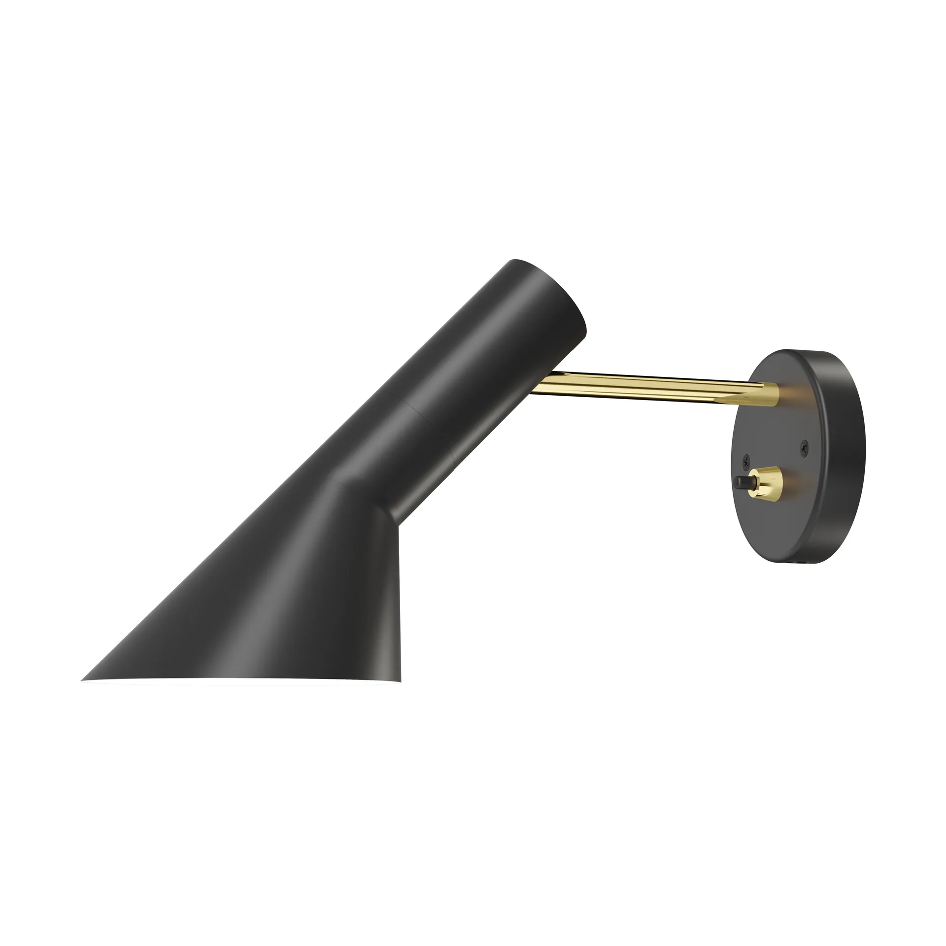 AJ wandlamp vaste installatie, Brass-black Louis Poulsen