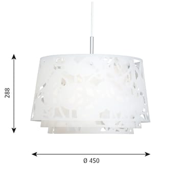 Collage hanglamp Ø45 cm - Wit - Louis Poulsen