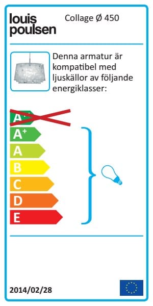 Collage hanglamp Ø45 cm - Wit - Louis Poulsen