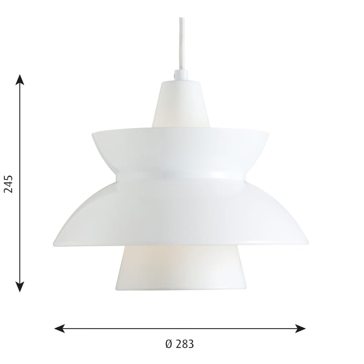 Doo-Wop hanglamp, Wit Louis Poulsen
