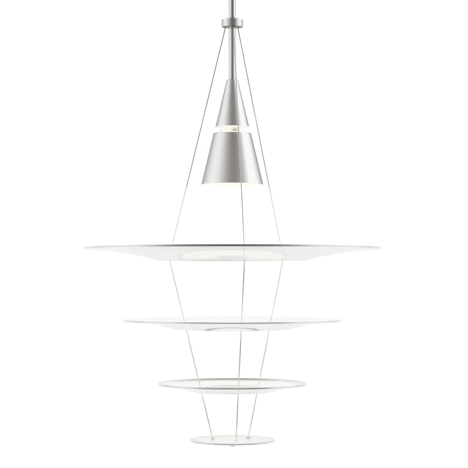 Enigma 425 hanglamp, Wit Louis Poulsen