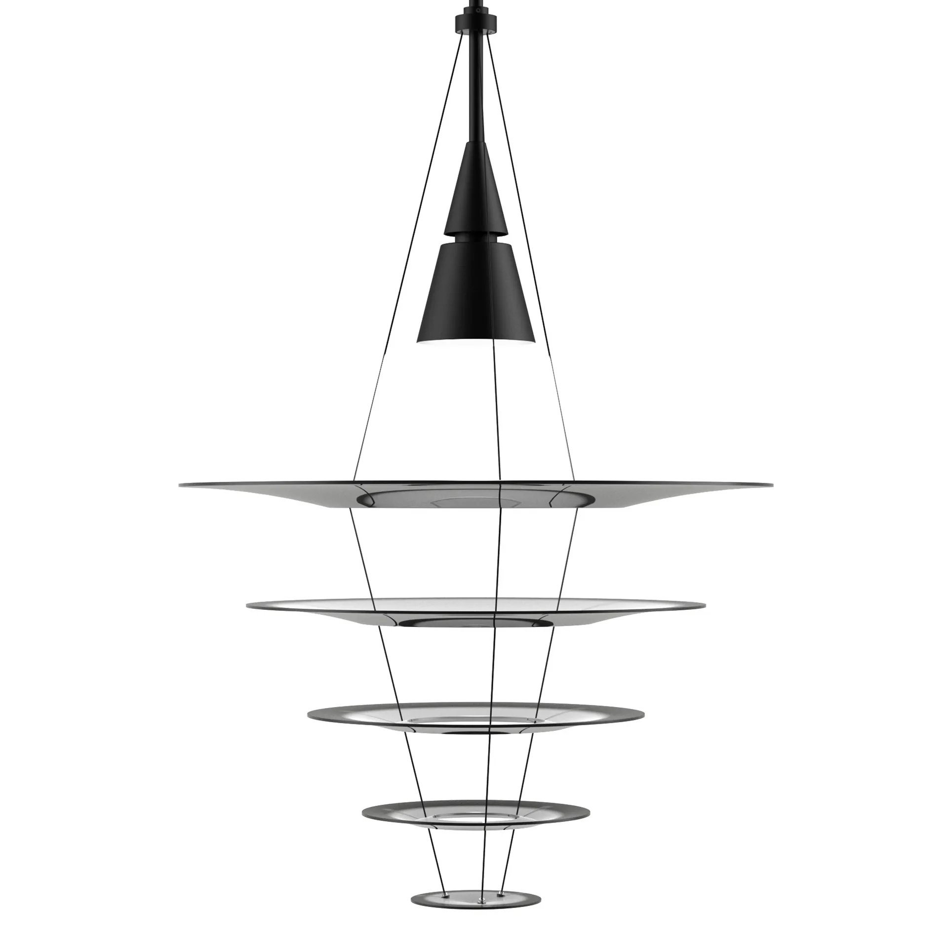 Enigma 545 hanglamp, Zwart Louis Poulsen
