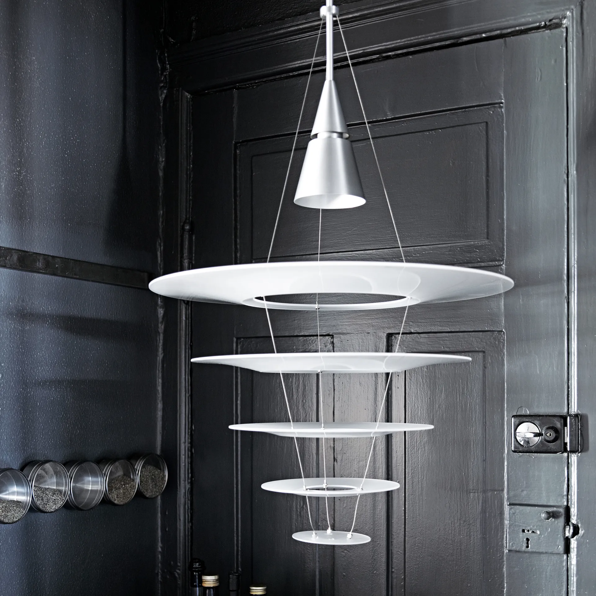 Enigma 825 hanglamp, Zwart, LED Louis Poulsen