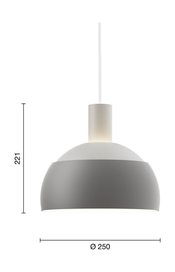 FJ Elements hanglamp Ø25 cm - Original grey - Louis Poulsen