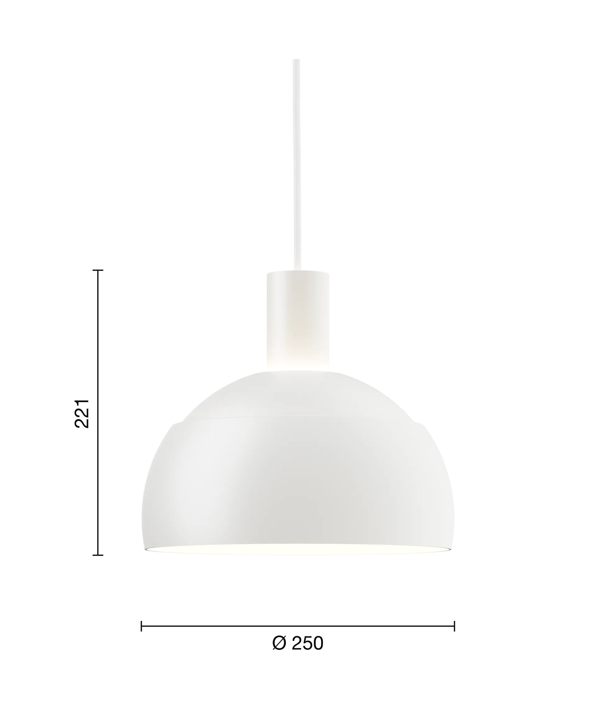 FJ Elements hanglamp Ø25 cm, White Louis Poulsen