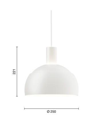 FJ Elements hanglamp Ø25 cm - White - Louis Poulsen