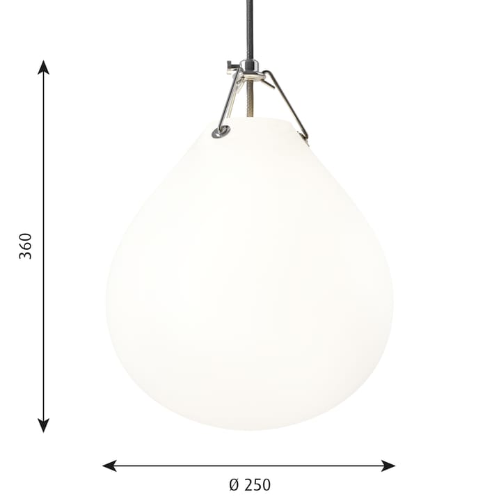 Moser hanglamp Ø25 cm, Matwit Louis Poulsen