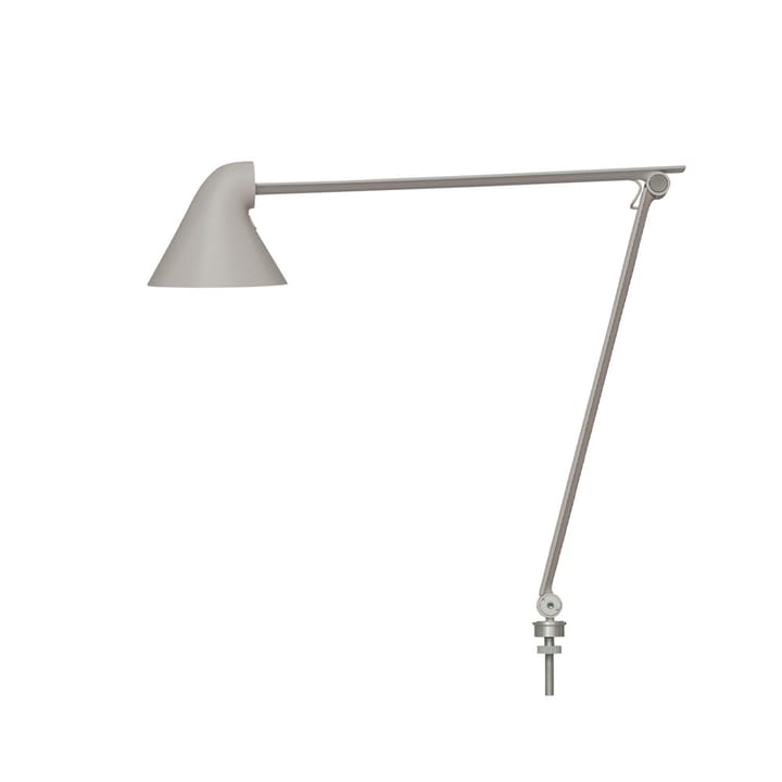 NJP bureaulamp - Lichtgrijs, pin, 3000k - Louis Poulsen