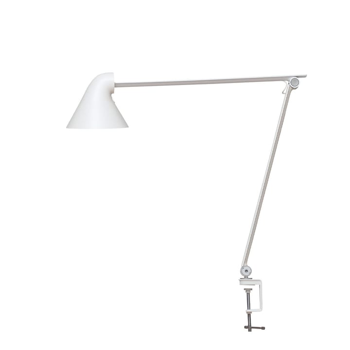 NJP bureaulamp - Wit, clip, 2700k - Louis Poulsen