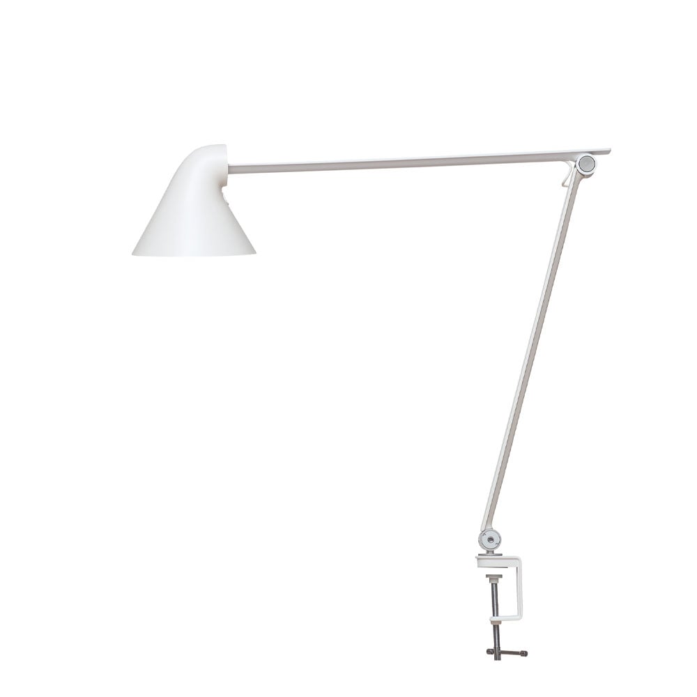 Louis Poulsen NJP bureaulamp Wit, clip, 2700k