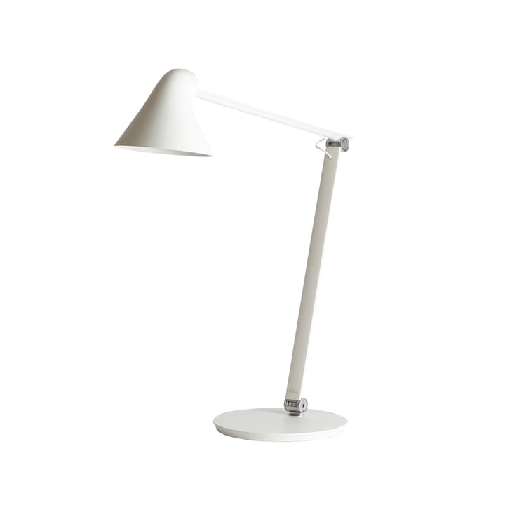 NJP bureaulamp - Wit, voetplaat, 3000k - Louis Poulsen