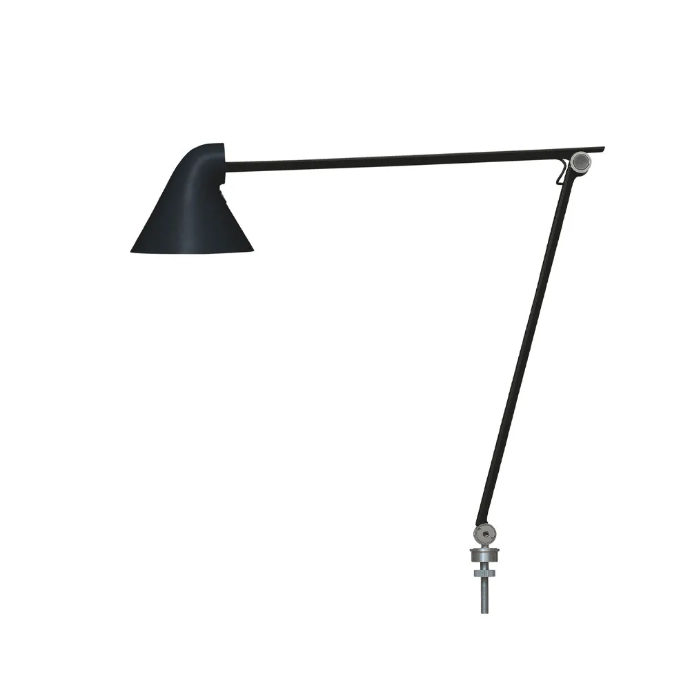 NJP bureaulamp, Zwart, pin ø40 cm, 3000k Louis Poulsen