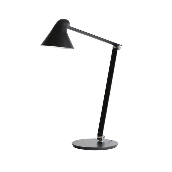 NJP bureaulamp - Zwart, voetplaat, 3000k - Louis Poulsen