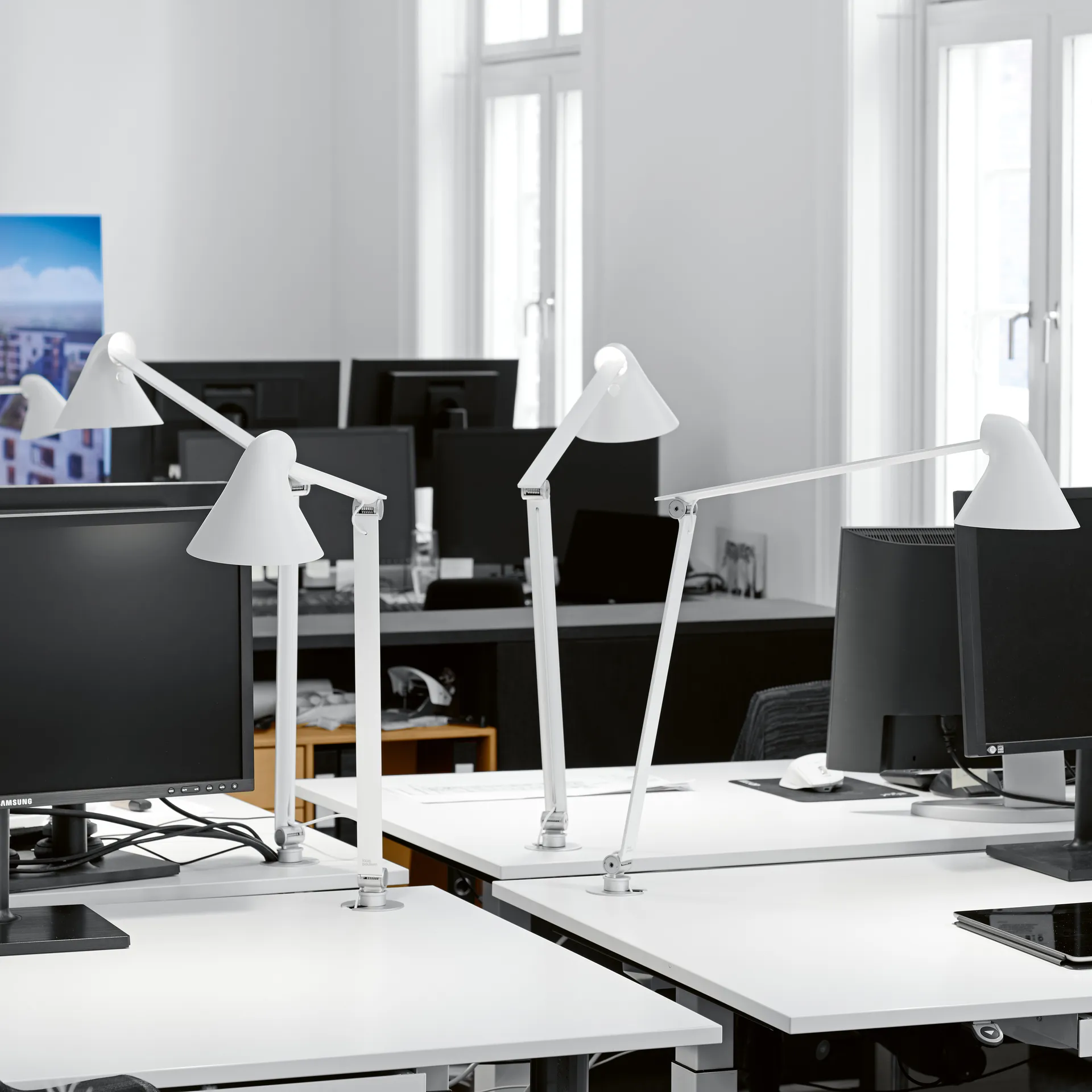 NJP tafellamp Ø10 mm, Wit Louis Poulsen