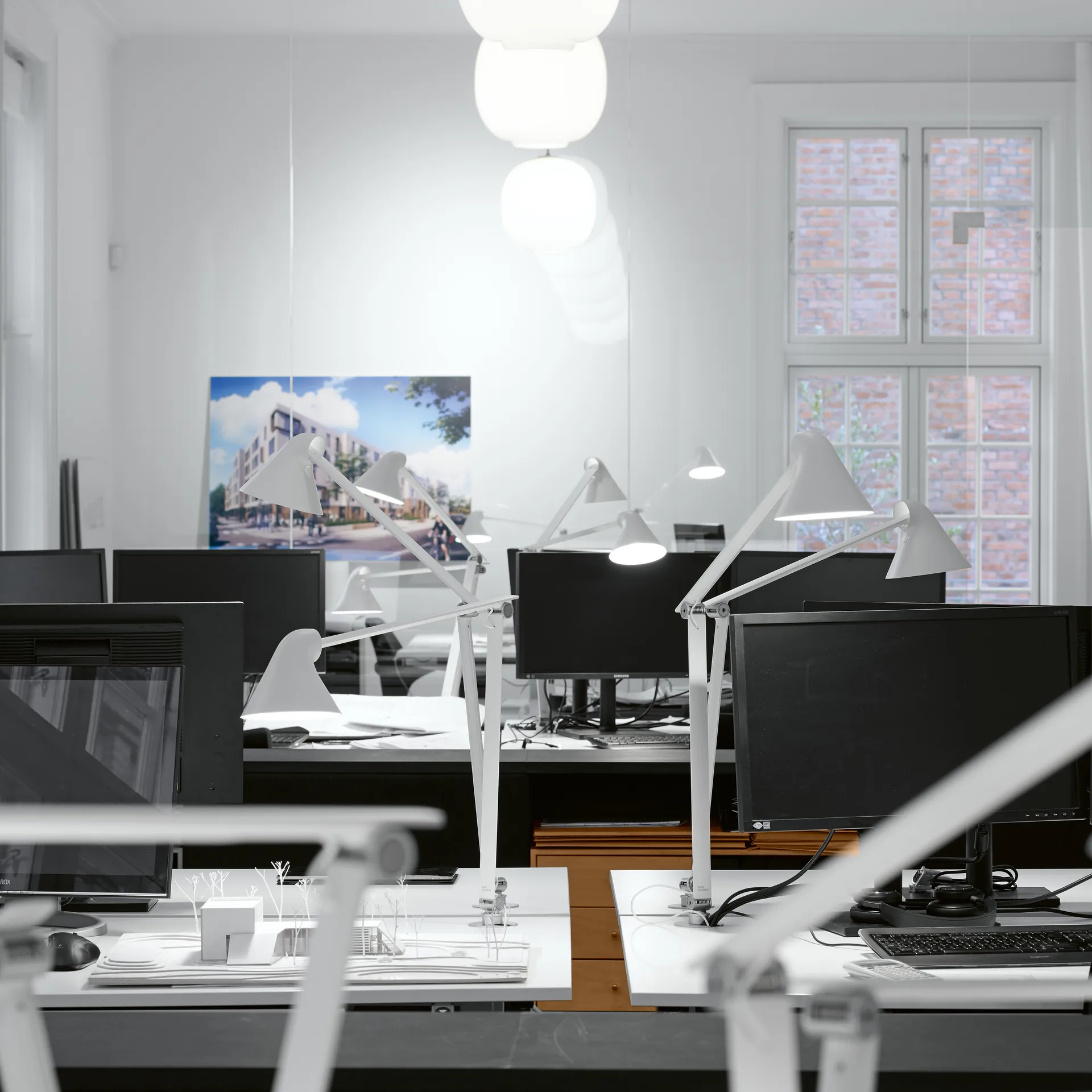 NJP tafellamp Ø10 mm, Wit Louis Poulsen