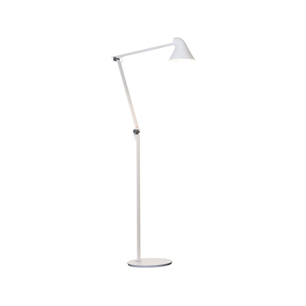 Louis Poulsen NJP vloerlamp Wit, LED, 3000k | Scandinavisch Interieur | Vloerlampen | Wit