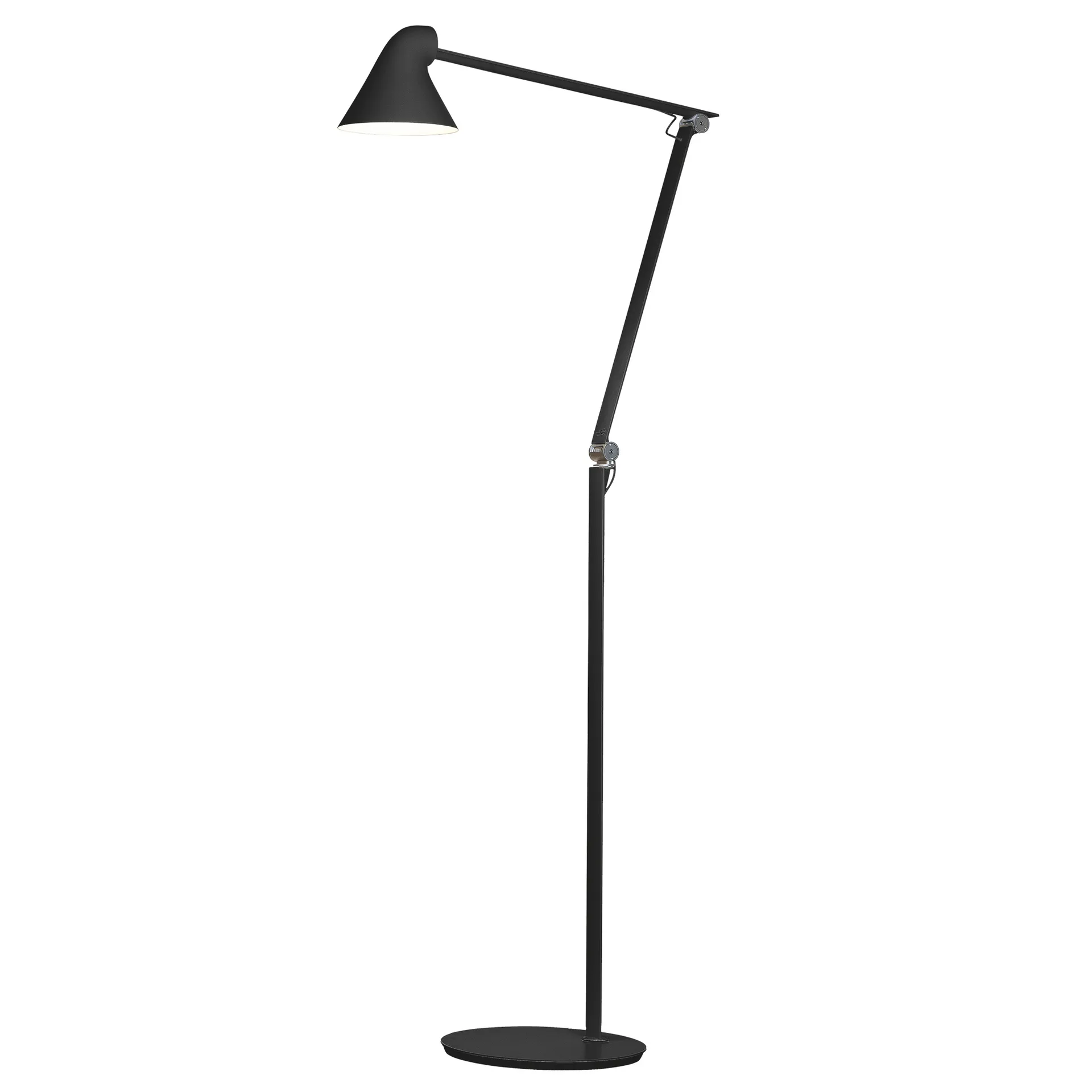 NJP vloerlamp, Zwart Louis Poulsen