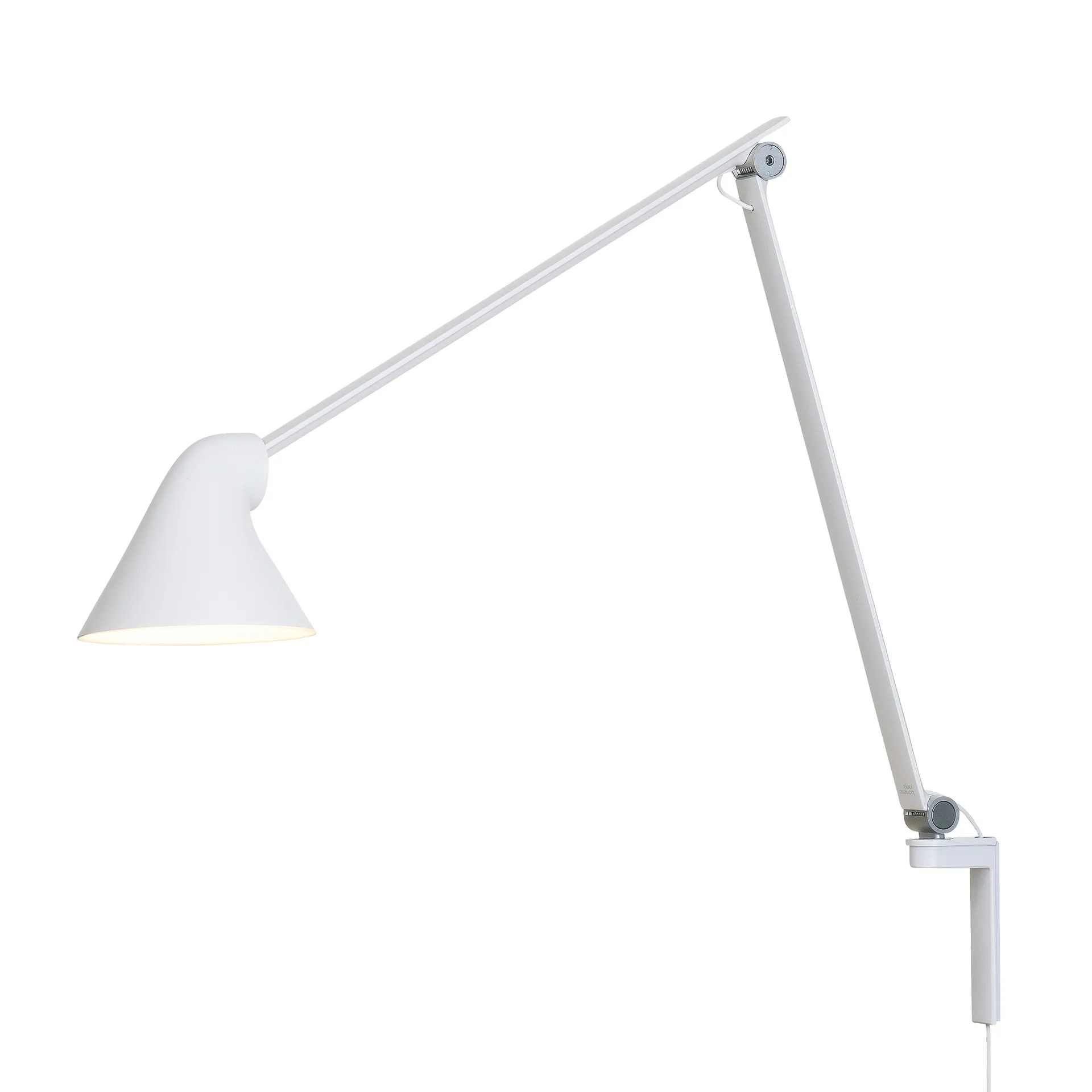 NJP wandlamp lange arm, Wit Louis Poulsen