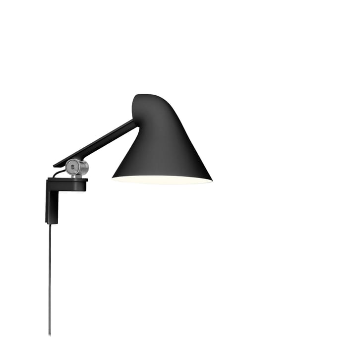 NJP wandlamp - Zwart, korte arm, LED, 3000k - Louis Poulsen