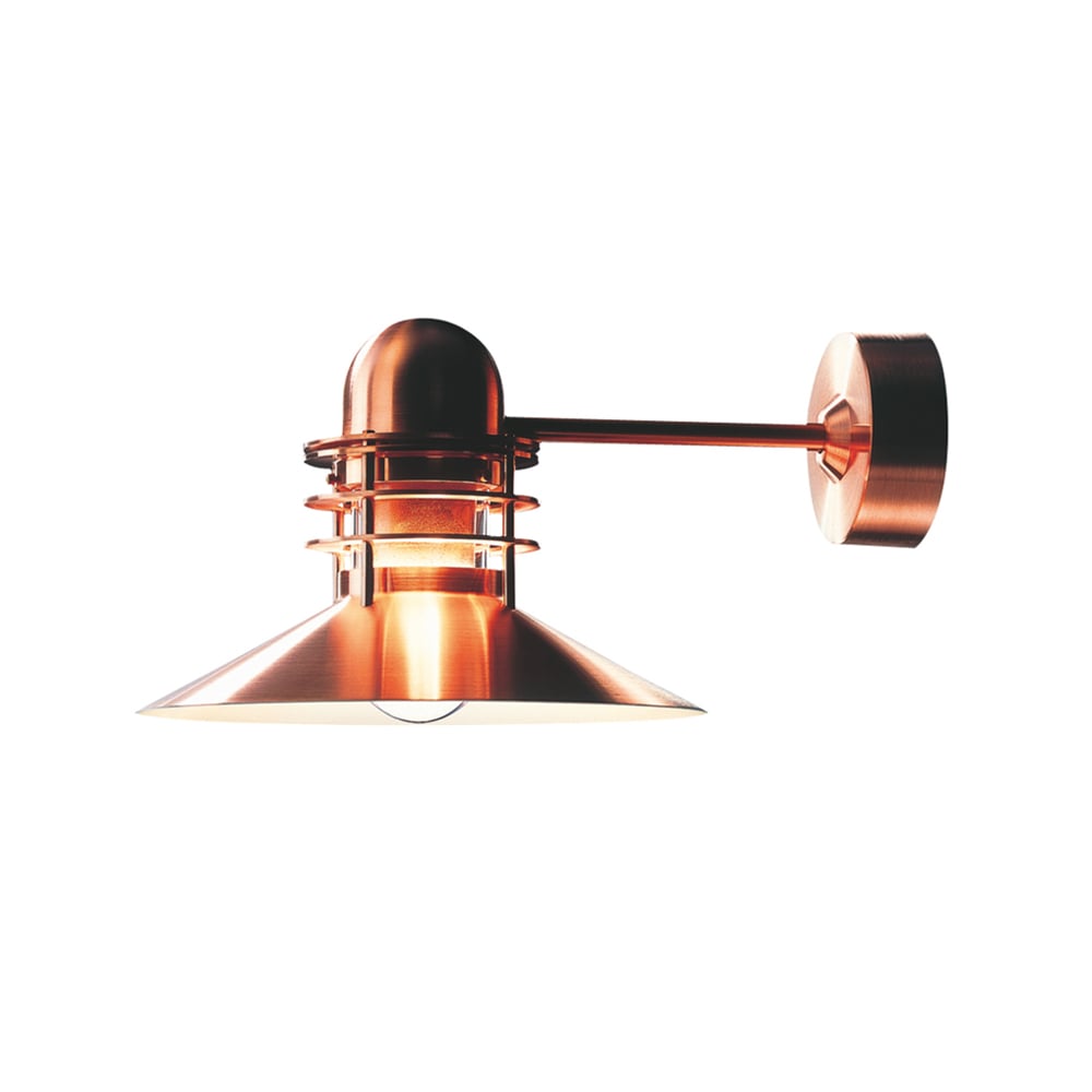 Louis Poulsen Nyhavn wandlamp Brushed copper