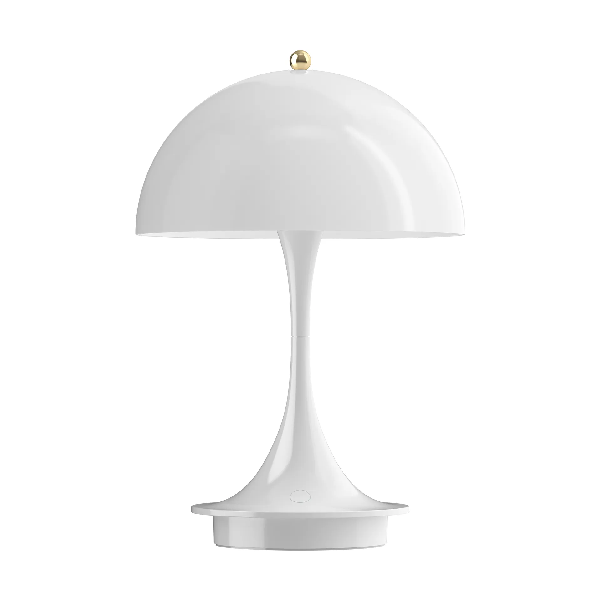 Panthella 160 draagbare tafellamp Anniversary Edition, Brass metallised-white Louis Poulsen