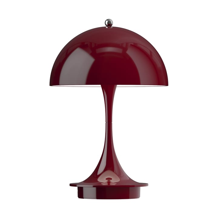 Panthella 160 Portable tafellamp, Opaque burgundy Louis Poulsen