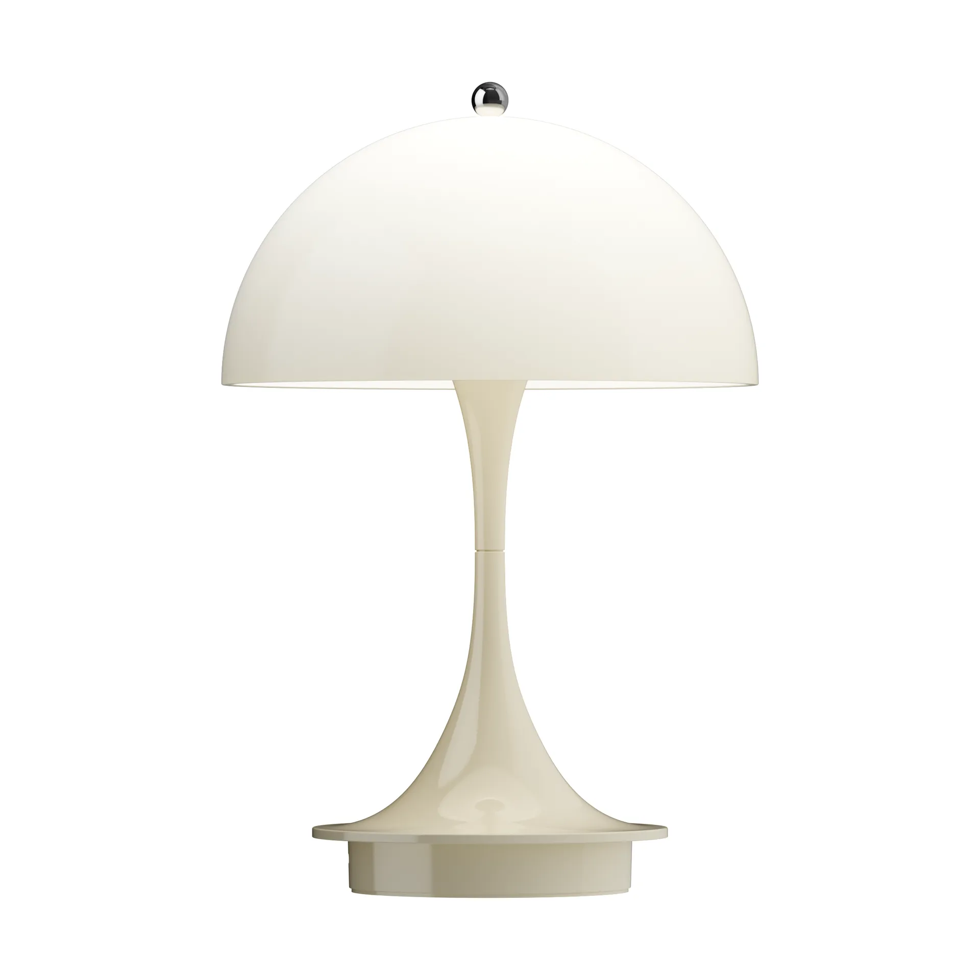 Panthella 160 Portable v3 tafellamp, Opal beige Louis Poulsen