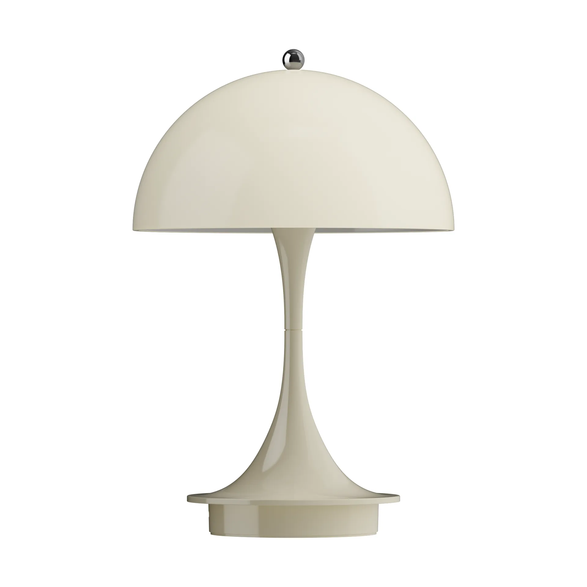 Panthella 160 Portable v3 tafellamp, Opal beige Louis Poulsen