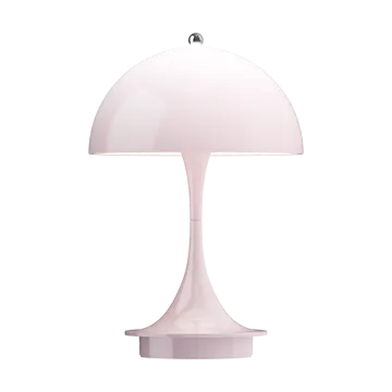 Panthella 160 Portable v3 tafellamp - Opal pale rose - Louis Poulsen
