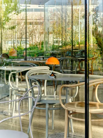 Panthella 160 Portable v3 tafellamp - Original Opal Orange - Louis Poulsen