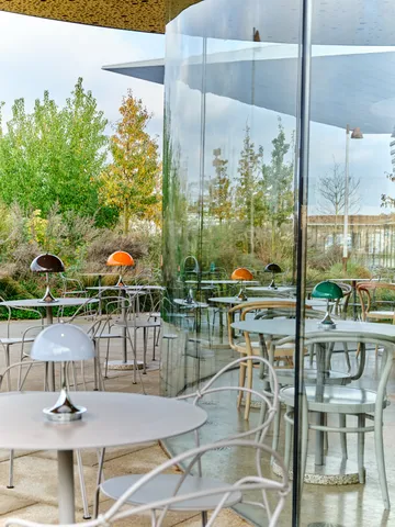 Panthella 160 Portable v3 tafellamp - Original Opal Orange - Louis Poulsen