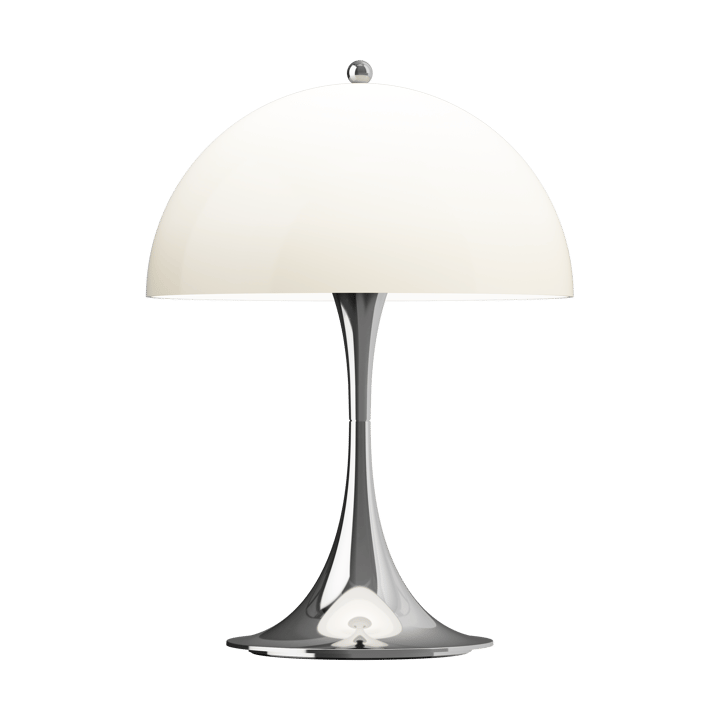 Panthella 250 draagbare tafellamp, Chrome opal beige Louis Poulsen