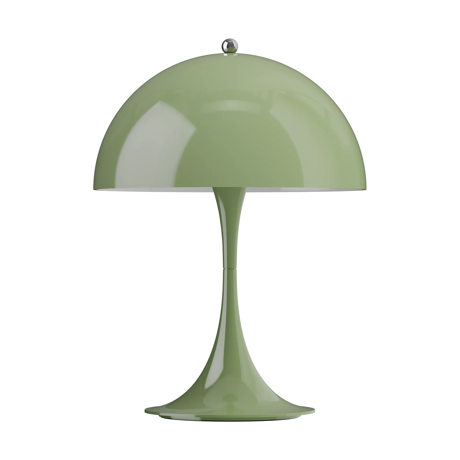 Panthella 250 draagbare tafellamp, Opaque moss green Louis Poulsen
