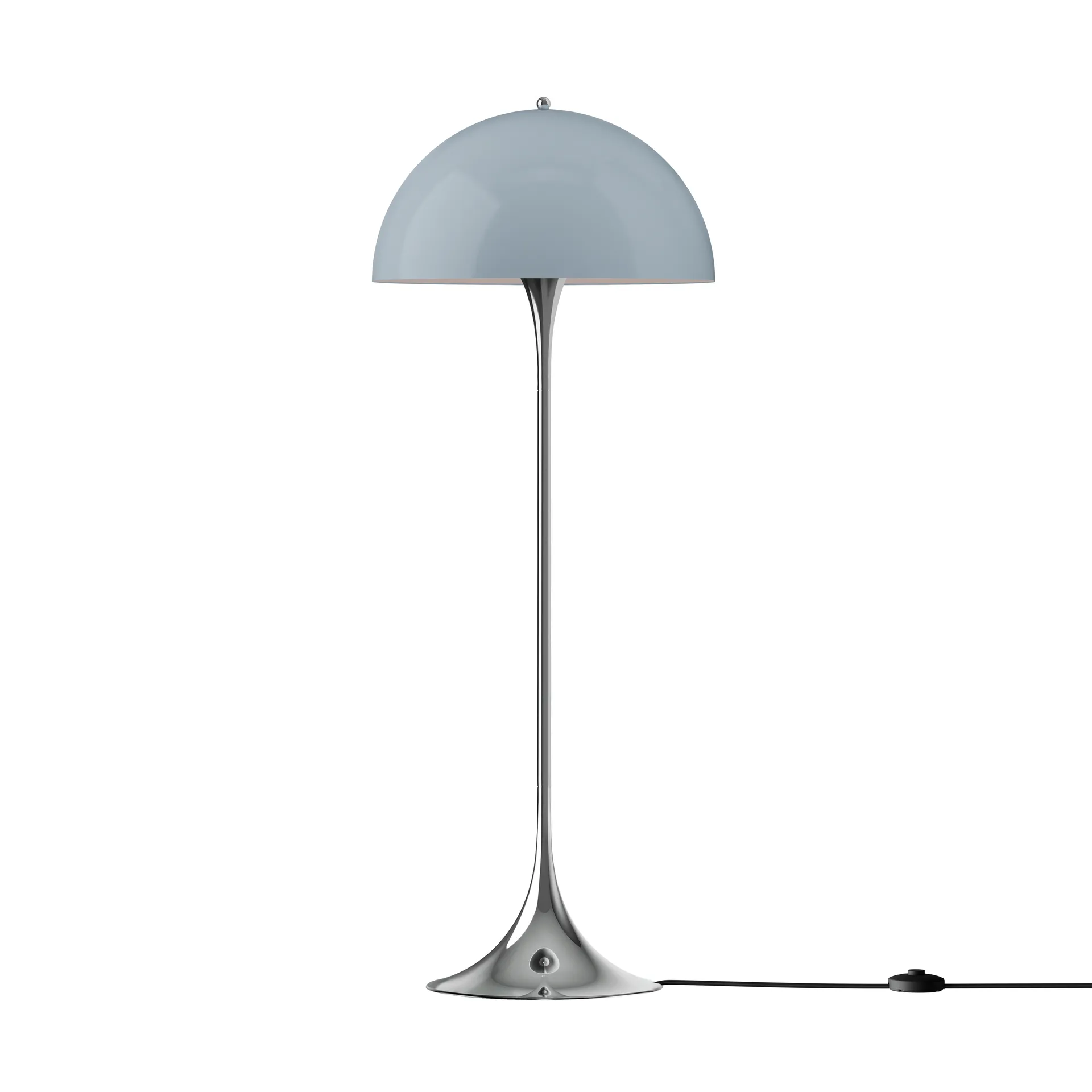 Panthella 500 vloerlamp, Original opal blue grey Louis Poulsen
