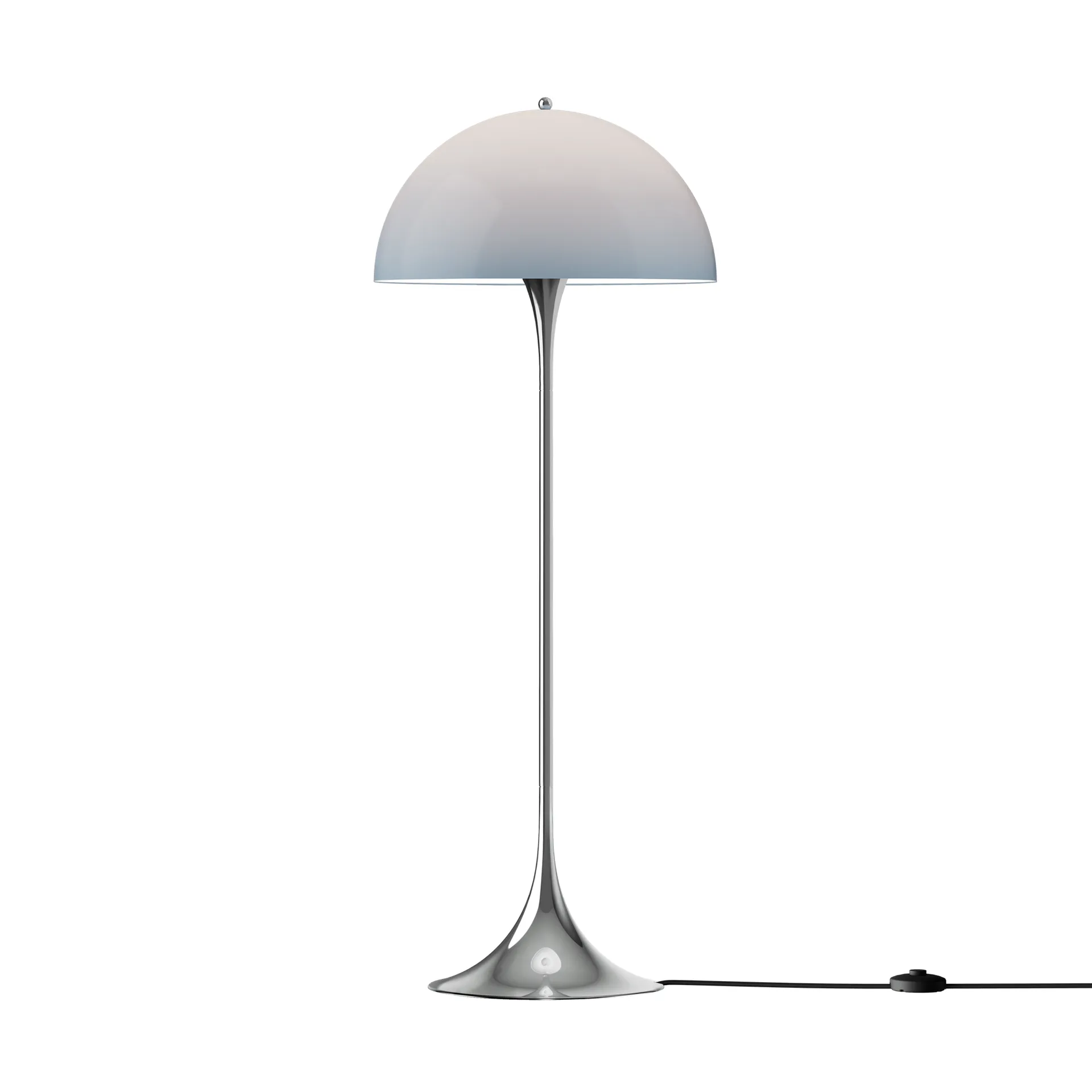 Panthella 500 vloerlamp, Original opal blue grey Louis Poulsen