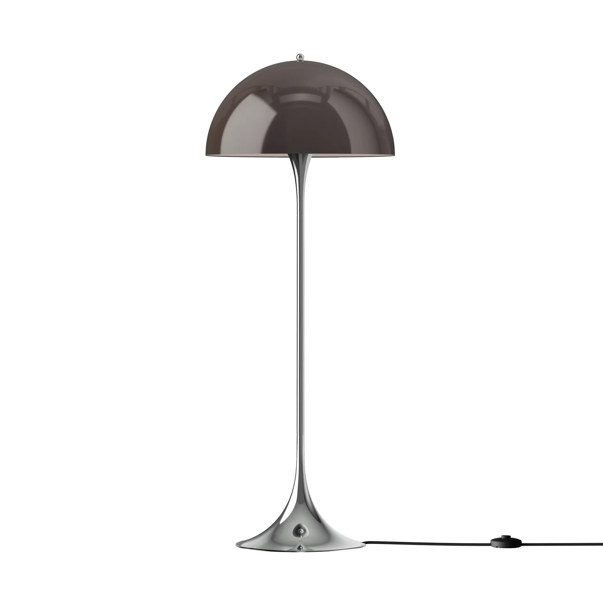 Panthella 500 vloerlamp, Original opal brown Louis Poulsen