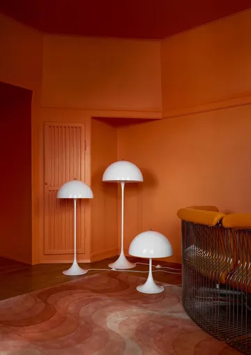 Panthella 500 vloerlamp - V3, Opal white - Louis Poulsen