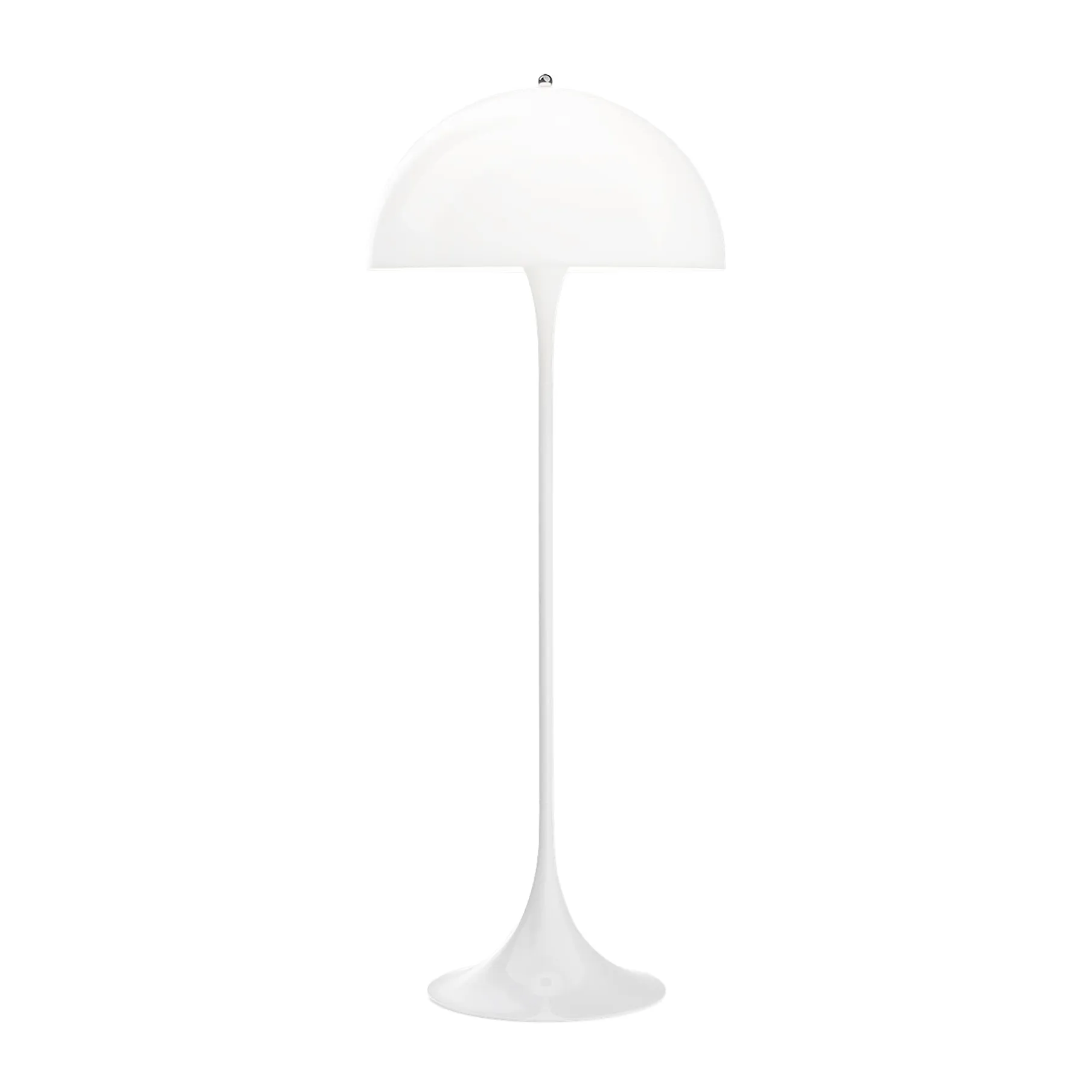 Panthella vloerlamp, Wit acryl Louis Poulsen